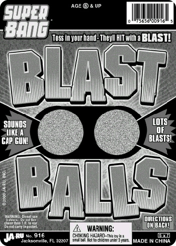 "Blast Balls" toys