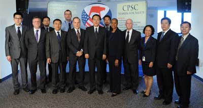 Ms. Patricia H. Adkins & Chen Gang at CPSC Headquarters Ms. Patricia H. Adkins & Chen Gang at CPSC Headquarters