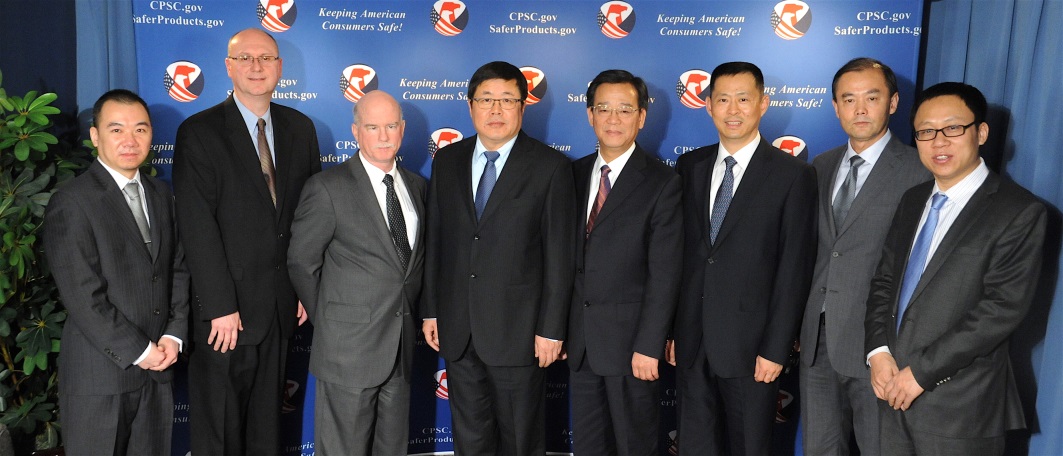 Director General Sun Wenkang and his staff visited CPSC Headquarters