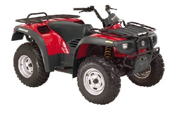 Some Bombardier 2003 Traxter® MAX; 2004 Traxter, Traxter MAX, Quest™ and Quest MAX; 2005 Traxter 5SP, 5SP MAX, CVT and CVT MAX vehicles and all-terrain vehicles (ATVs); and some John Deere Buck, Buck EX, Buck EXT, Trail Buck, Trail Buck EX and Trail Buck EXT, and Buck 500 Auto ATVs