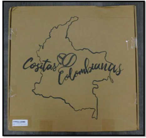 "Cositas Colombianas" is printed on the front of the recalled Board Game box