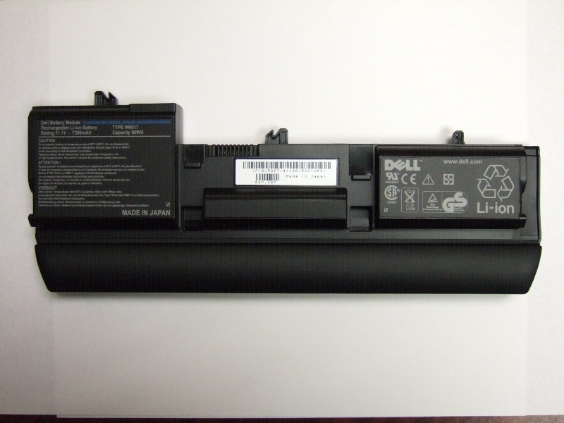 Dell-branded lithium-ion batteries made with cells manufactured by Sony