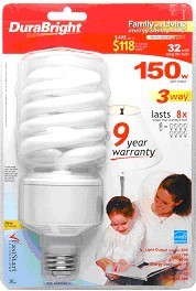 3-way compact fluorescent light bulbs