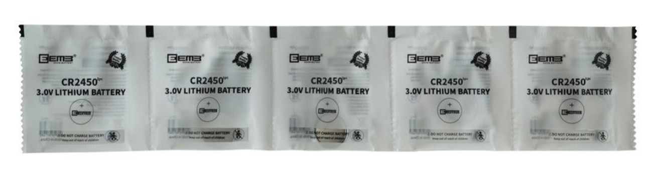 Recalled CR2450 Lithium Battery - Front