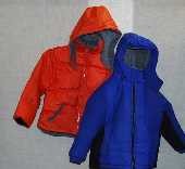 Kids Falls Creek PU Jackets with Polar Fleece in Hood