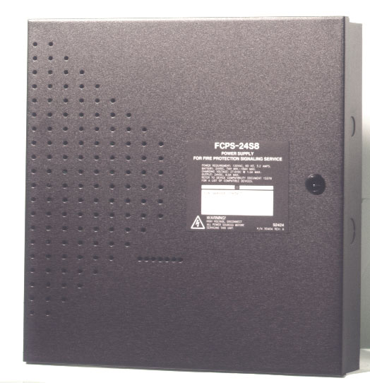 Fire-Lite and Notifier brand power supplies used with building alarm systems