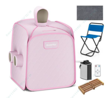 Recalled Portable Steam Sauna with accessories, Model Number: BA7733US-PI
