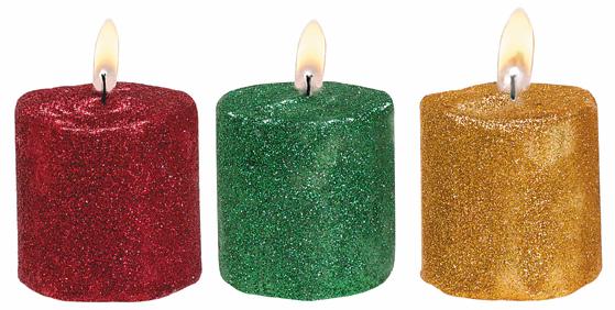 Candele glitter candles