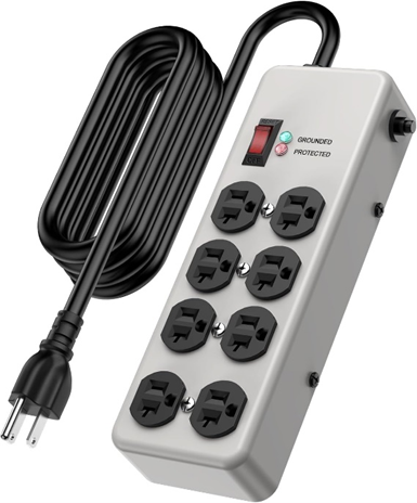 Recalled HEZI brand power strip (gray)