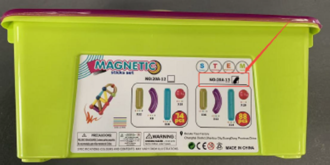 Recalled Huaker Magnetic Balls and Rods Set