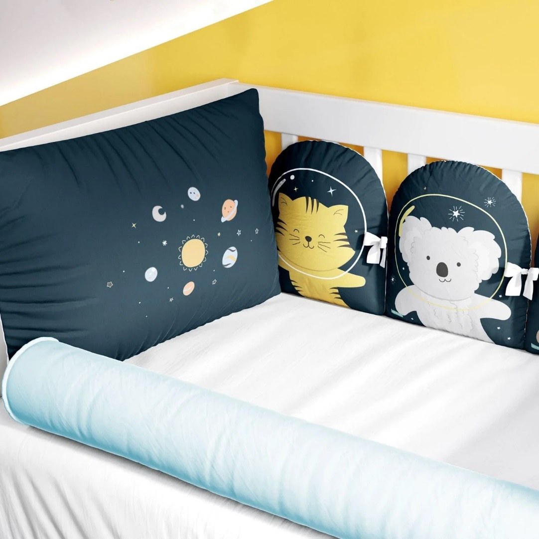 Recalled 13-Piece Astronaut Buddies Crib Bedding Set