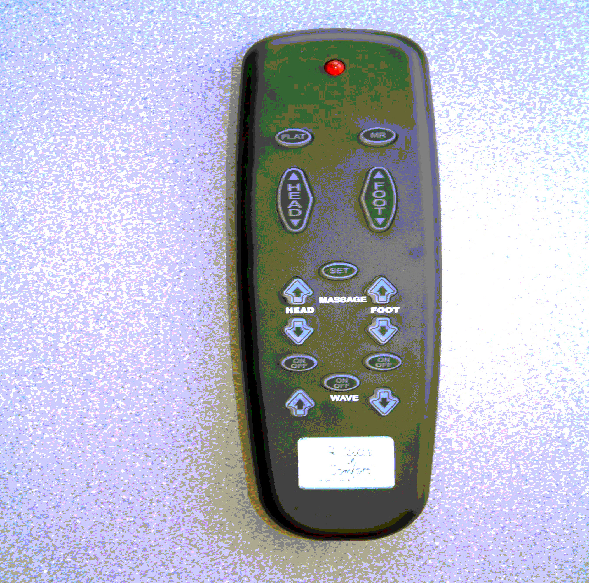 Infrared Remote Controls used with Adjustamagic, Scape and Maxwell Adjustable Beds