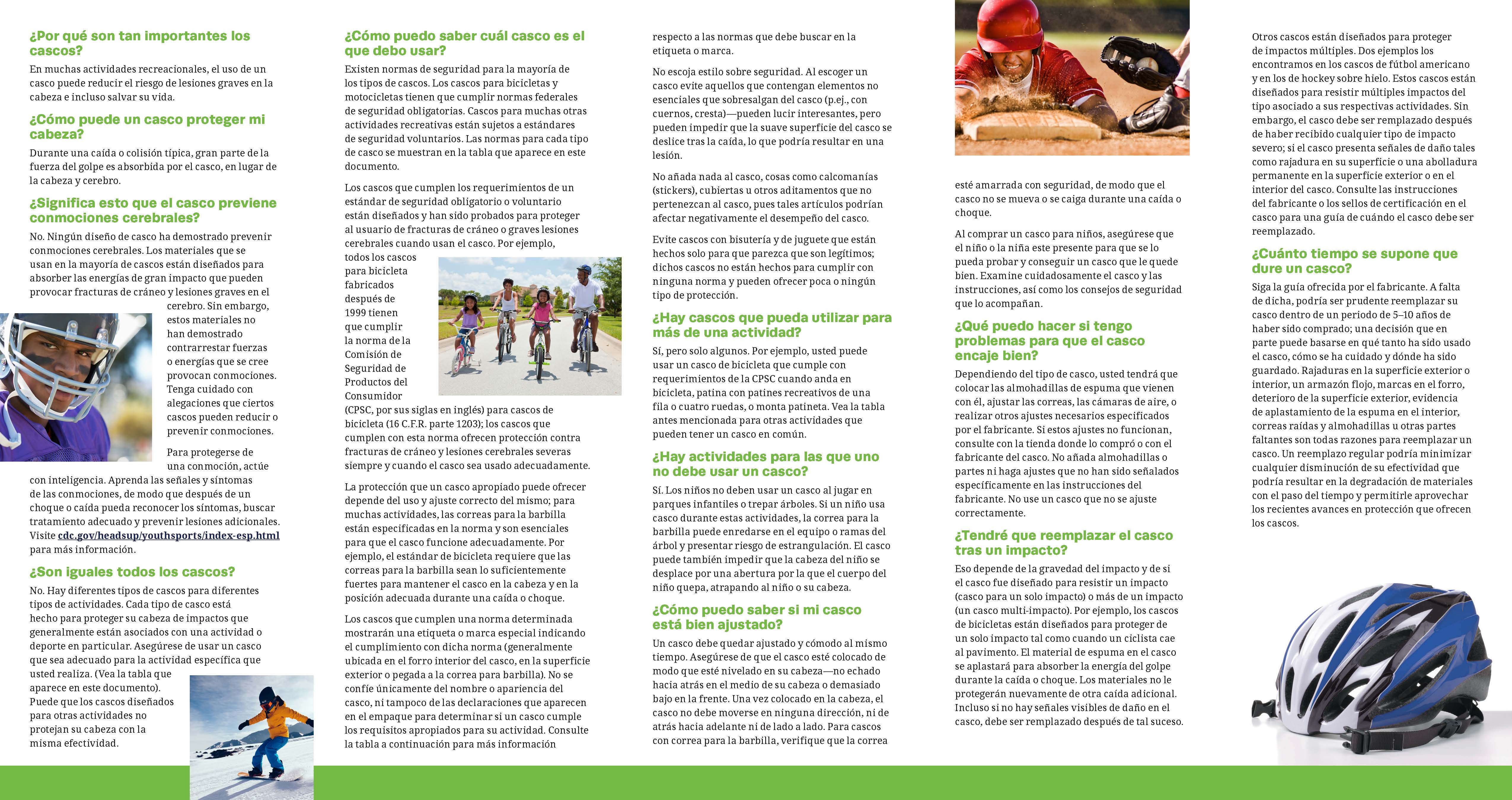 ¿Qué casco para qué actividad?