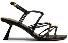 Louisa Strappy Sandals, black