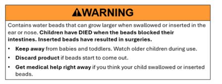 warning