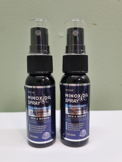 Recalled Iristar Minoxidil Spray Bottles