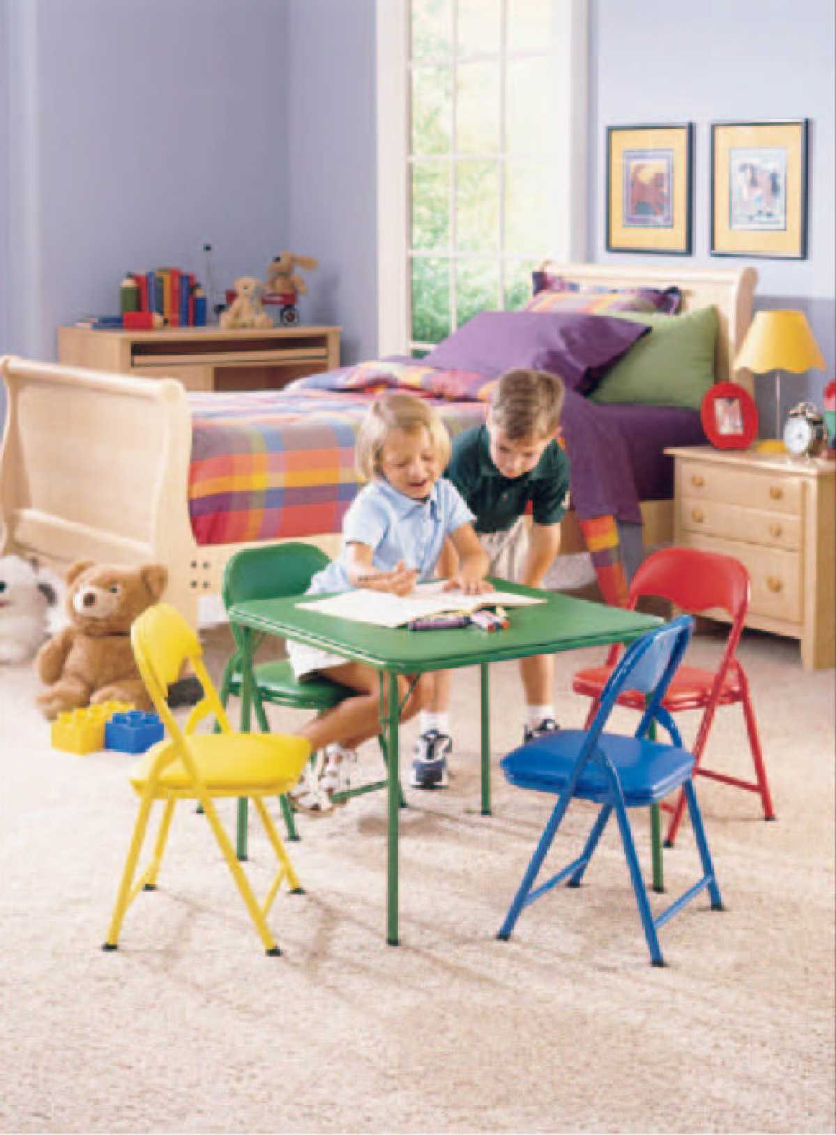 Kid's Essentials Five-Piece Folding Furniture Set
