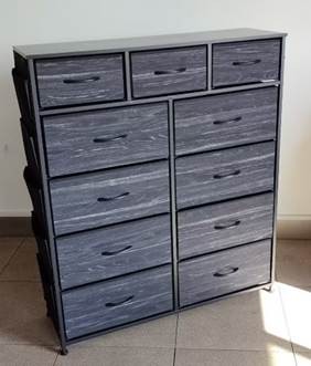 Recalled LIVEHOM 11-Drawer Dresser – gray