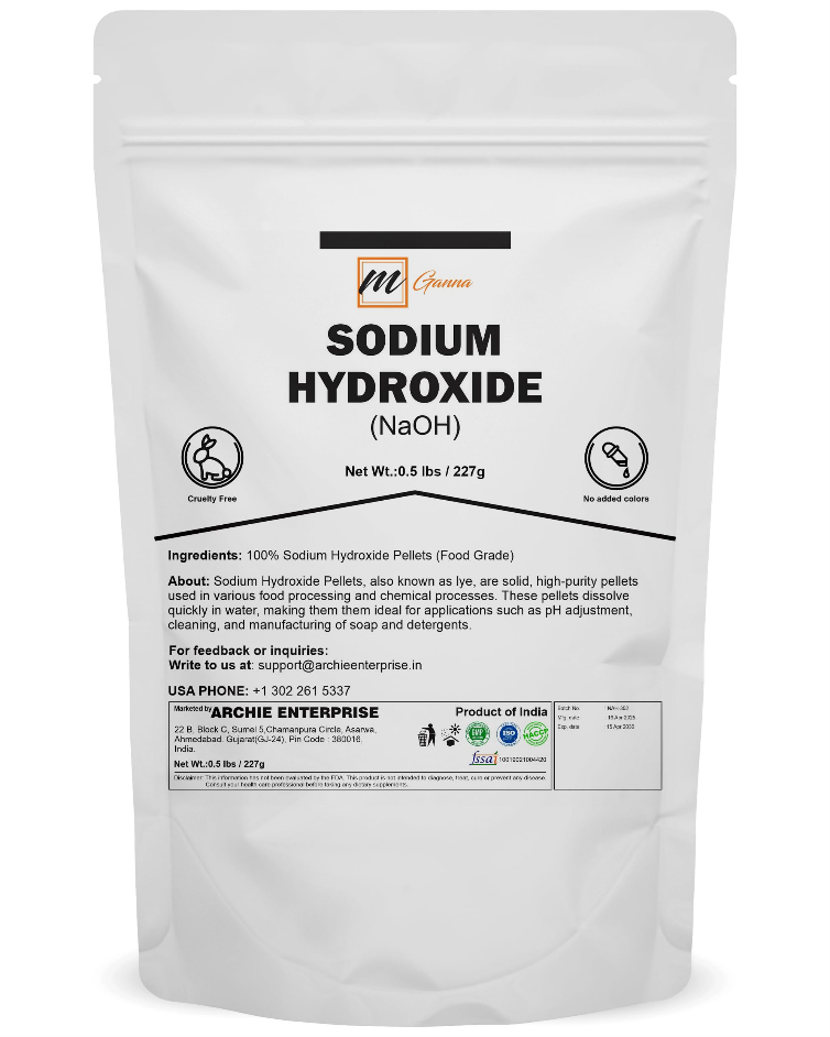 mGanna Sodium Hydroxide Pellet Bags Recalled Due to Risk of Serious Injury or Death from Chemical Burns and Irritation to the Skin and Eyes; Violate Mandatory Standard for Child-Resistant Packaging; Sold on Amazon by Archie Xpress