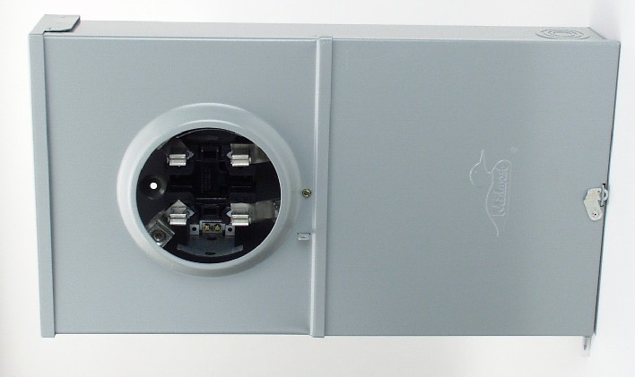 Meter socket load center