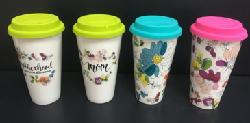 Ceramic travel mugs