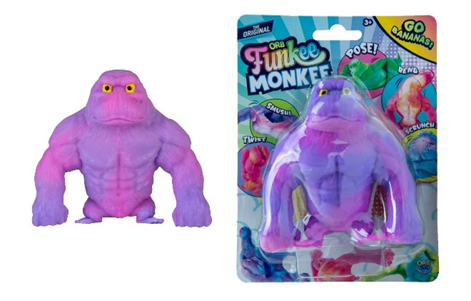 Recalled Orb Funkee Monkee Mega Purple and Packaging (part of assortment Model 41929)