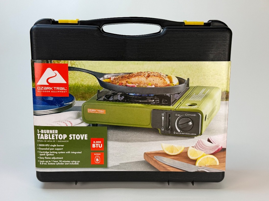 Ozark Trail Tabletop 1-Burner Butane Camping Stoves Recalled Due to Serious Burn and Fire Hazards; Imported and Sold by Walmart; Manufactured by China Window Industry Co.