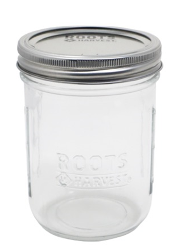 Roots & Harvest Wide Mouth Pint Canning Jars