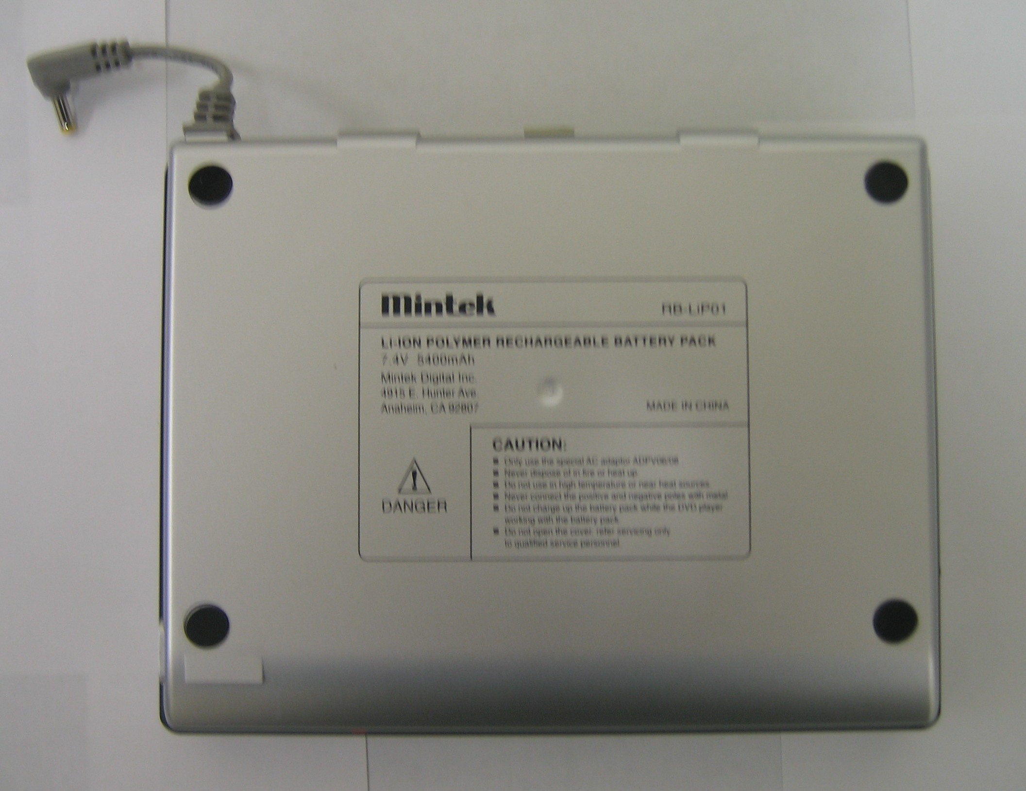 CPSC, Mintek Digital Inc. Announce Recall of Portable DVD Player