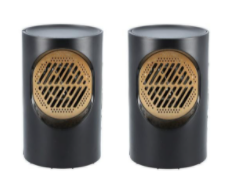Recalled Black Personal Space Electric Heater - Set of 2