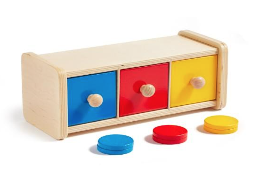 Monti Kids Toy Box with Bins