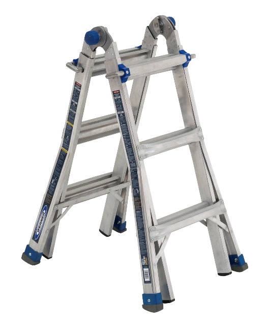 Multi-Purpose Telescoping Aluminum Ladders