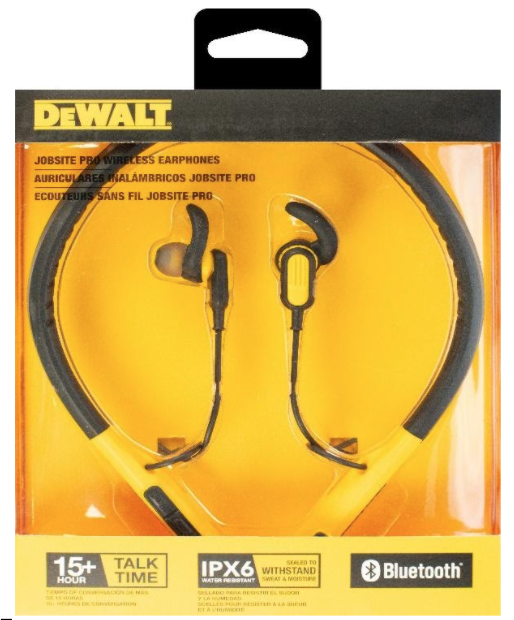 DEWALT ® Jobsite Pro Wireless Earphones