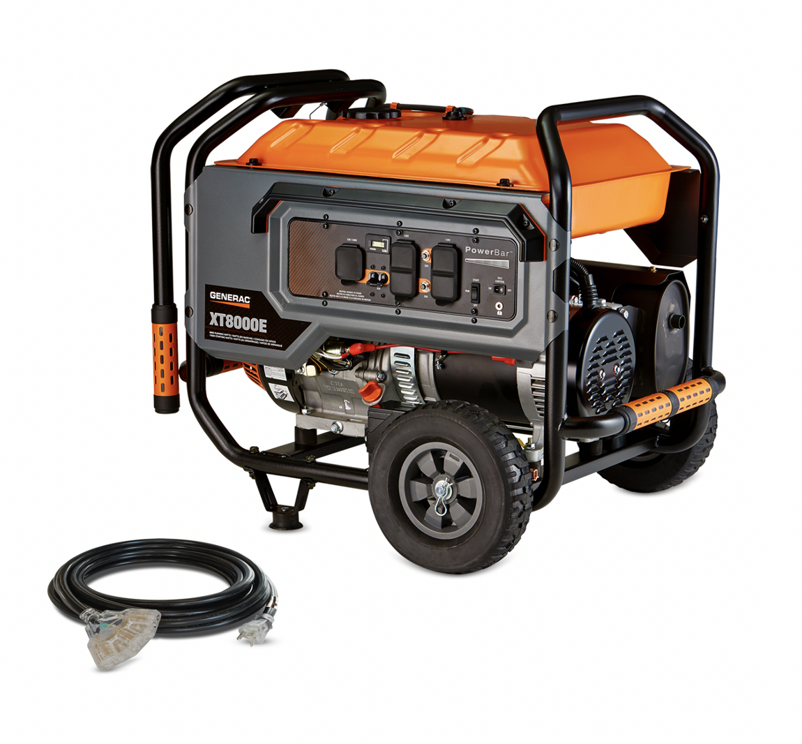 Generac® and DR® 6500 Watt and 8000 Watt portable generators