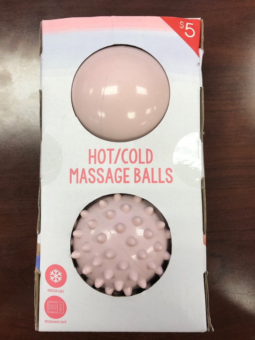 Hot/cold massage balls