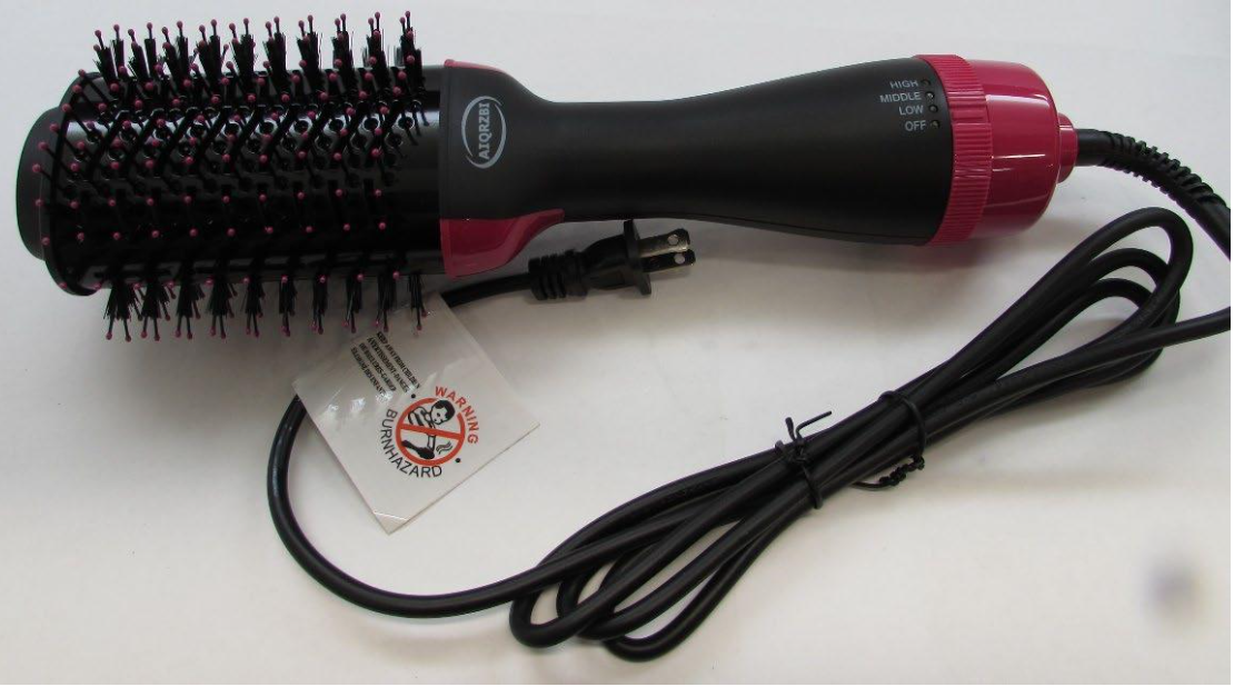 Photo of the AIQRZBI branded hair dryer brush