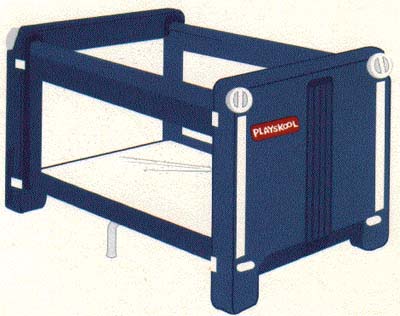 Recalled Playskool crib
