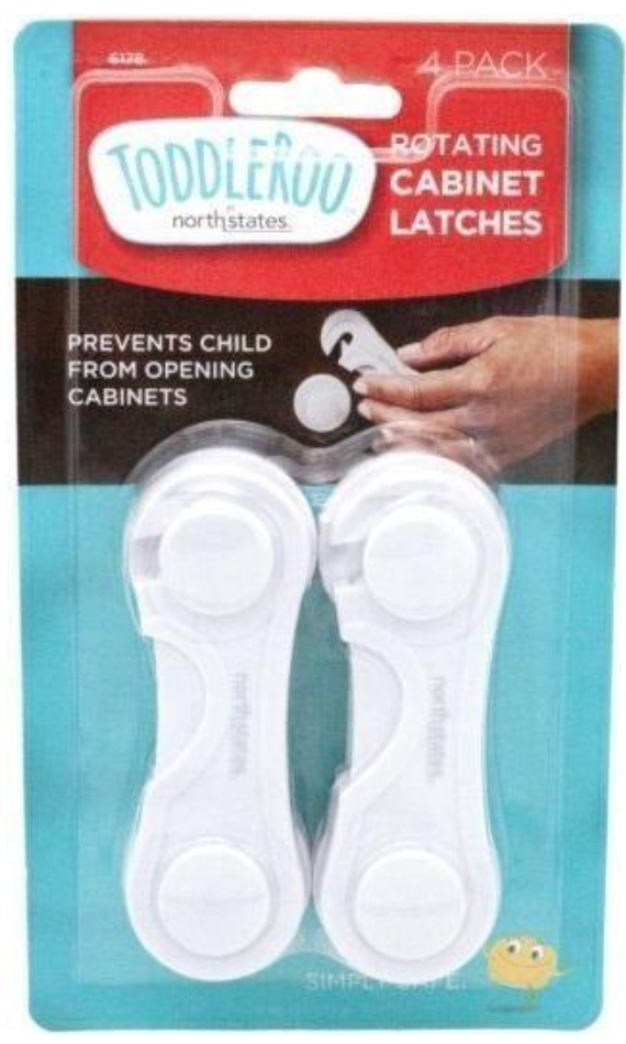 Toddleroo Rotating Cabinet Latches