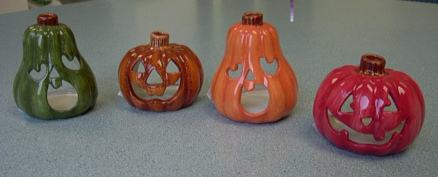 Halloween tealight candleholders