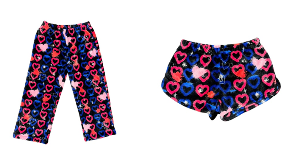 Recalled Graffiti Pajama Pants and Shorts