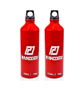 Pack de 2 botellas para combustible líquido Randder de 750 ml retiradas del mercado