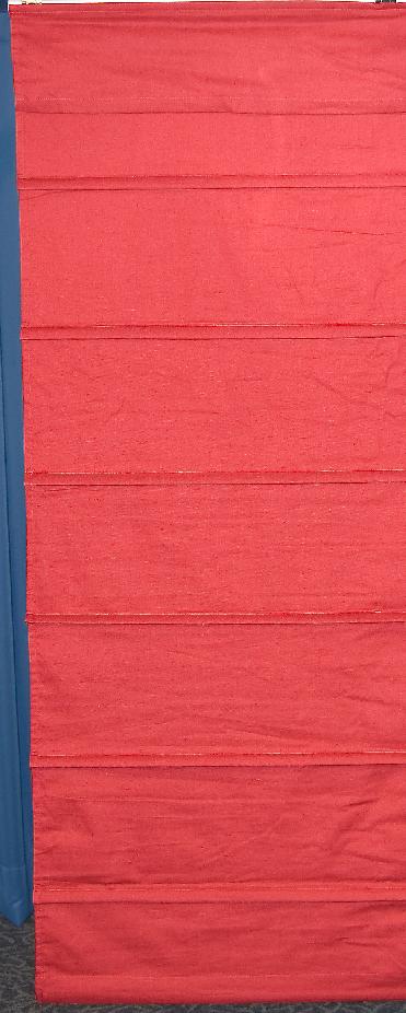 Thermal Sailcloth and Matchstick Bamboo Roman Shades