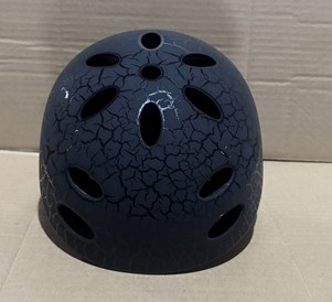 Recalled SAMIT Youth Multipurpose Helmet in crack black