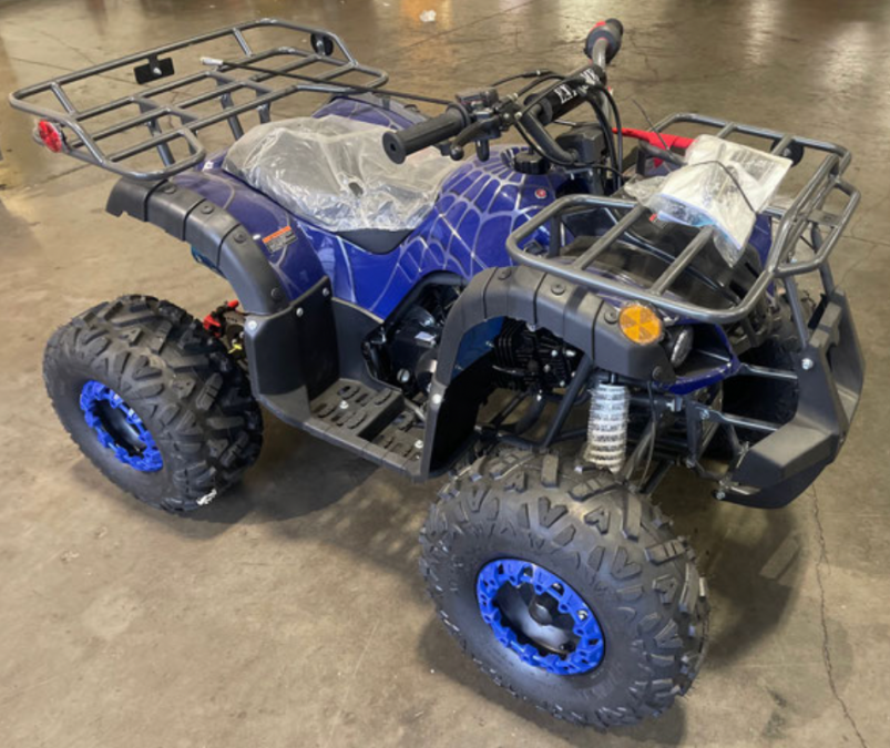 Recalled Sierra 125U Youth ATV – Spider Blue