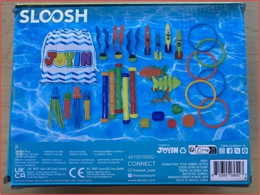 Joyin Expands Recall of Sloosh Dive Sticks Due to Risk of Serious Injury from Impalement; Violate Federal Dive Sticks Ban