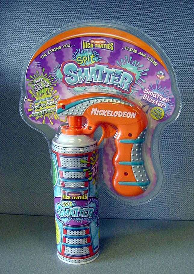 "Smatter" spray foam