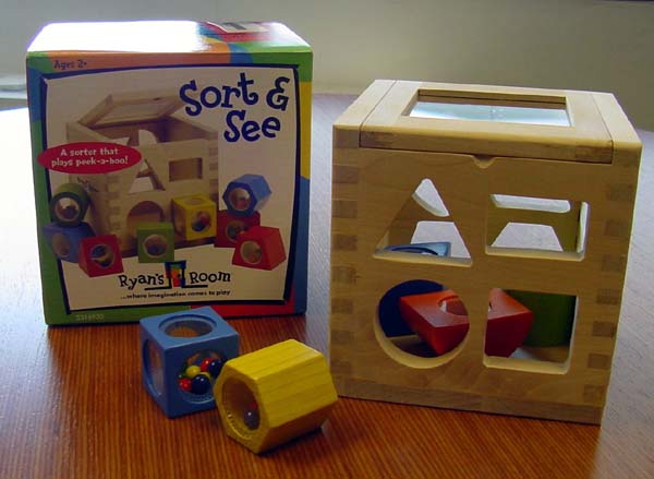 "Sort & See" sorting box toys