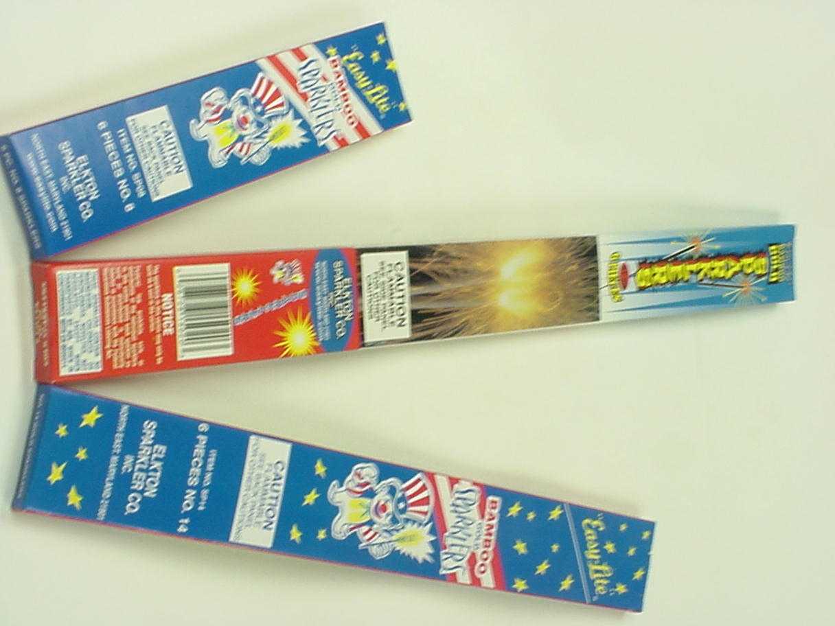 Bamboo-Stick Sparklers