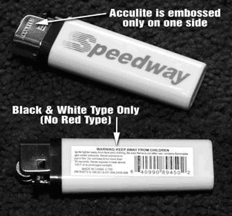 Recalled "Speedway" Cigarette Lighter
