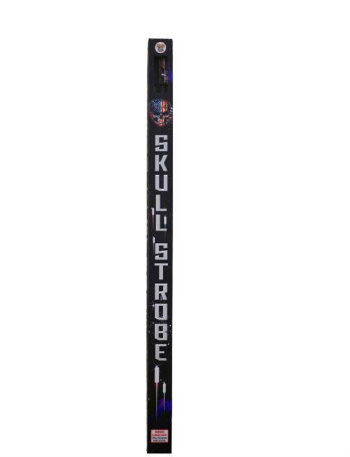 Retail Packaging for the "Skull Strobe" Rocket